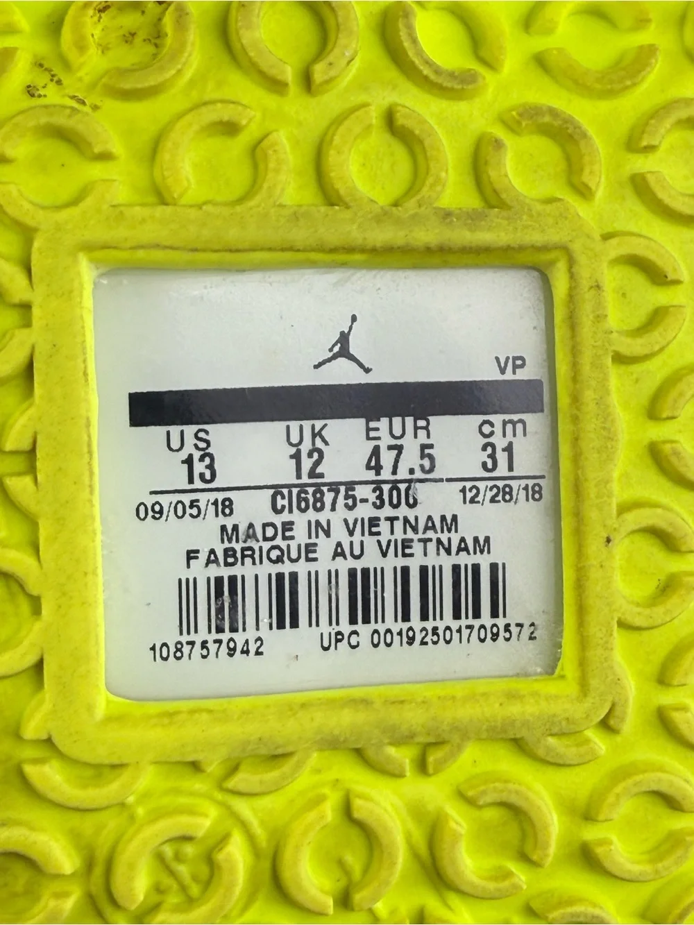 Jordan Zer0.2 SP Why Not? athletic sneaker shoes men’s size 13